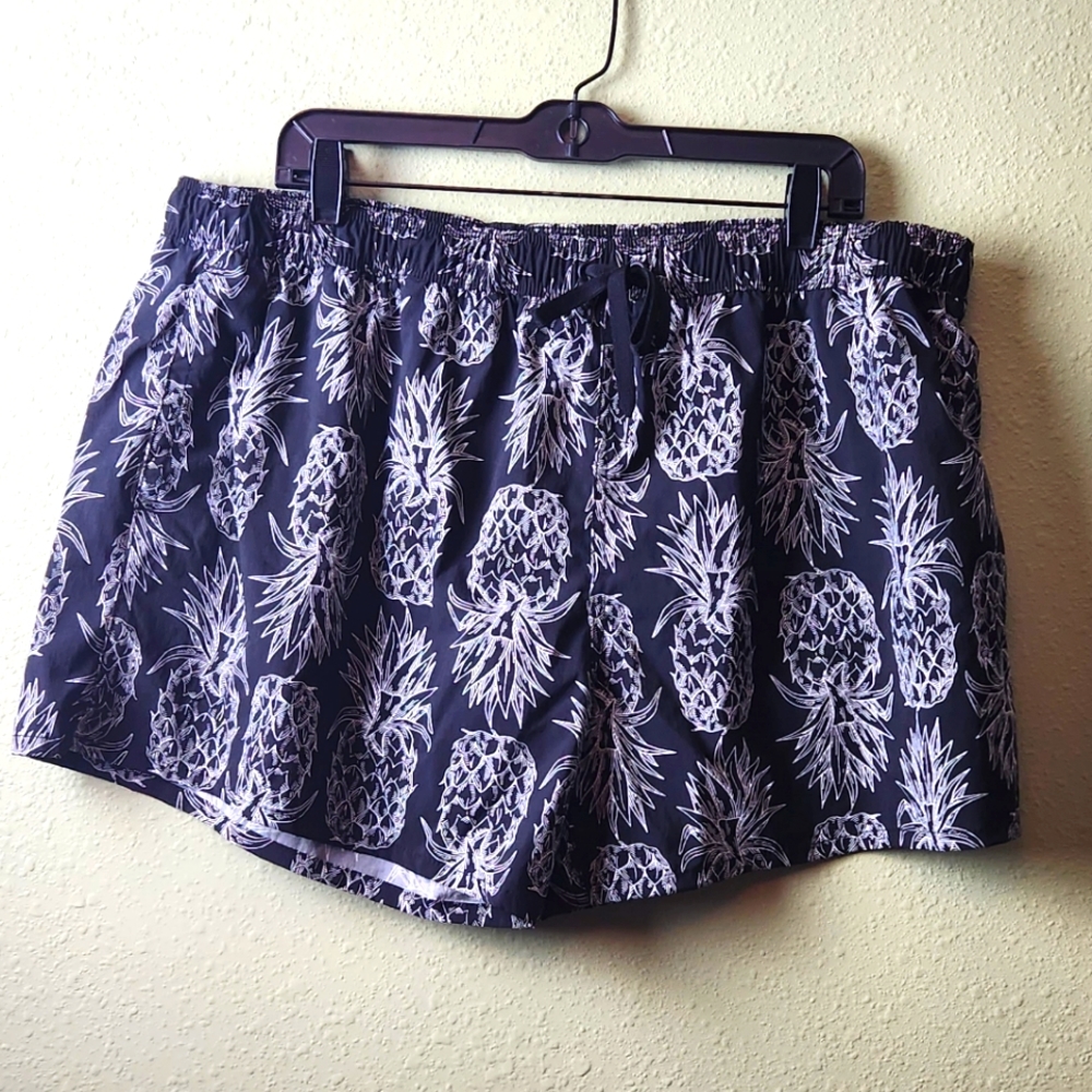 Lauren James Pineapple Shorts Size 2XL